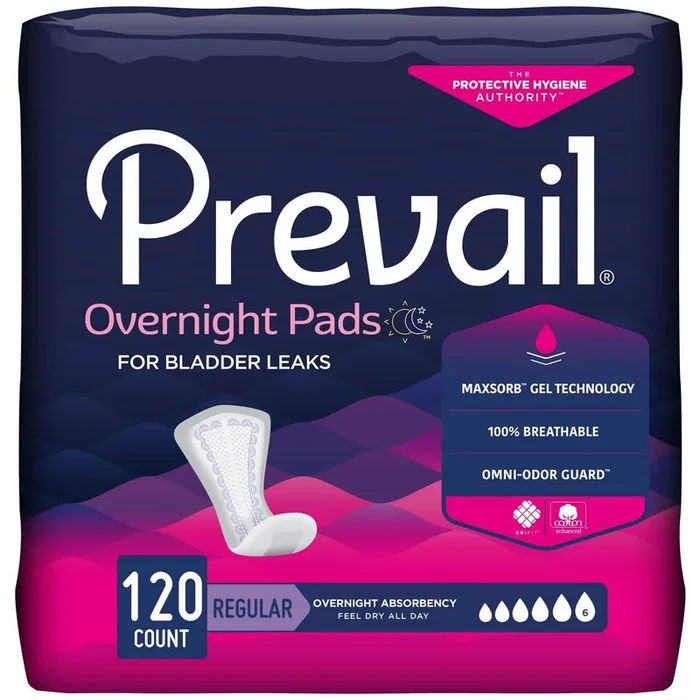 Prevail Bladder Control Pad – Overnight