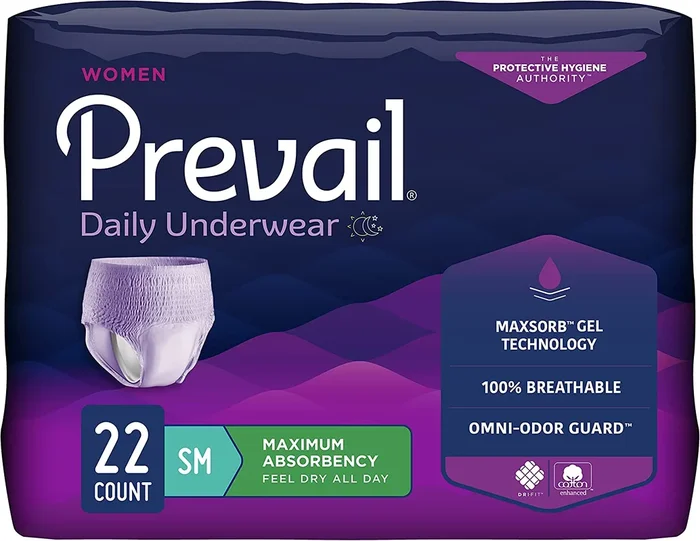 Prevail Incontinence Protective Underwear for Women, Maximum Absorbency, Pull On with Tear Away Seams
