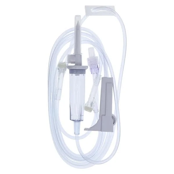 Primary IV Administration Set BBraun Gravity 2 Ports 15 Drops / mL Drip Rate Without Filter 97 Inch Tubing Solution Without Flow Regulator 50 EA/CA