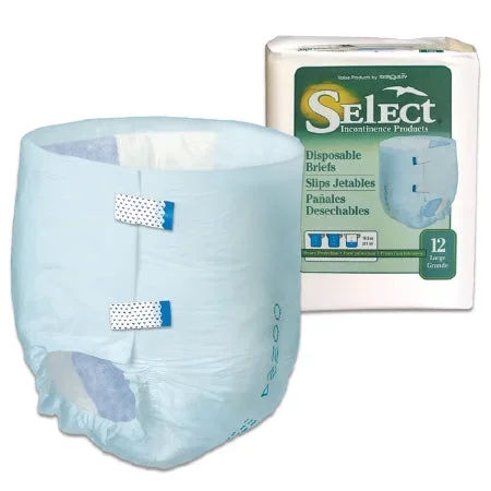 Principle Business Enterprises Select Adult Incontinent Brief Tab Closure Large Disposable Heavy Absorbency – 2634