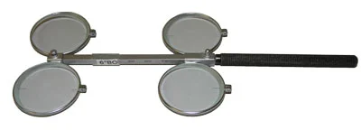 Prism Flippers With Metal Handles, 3 Diopter