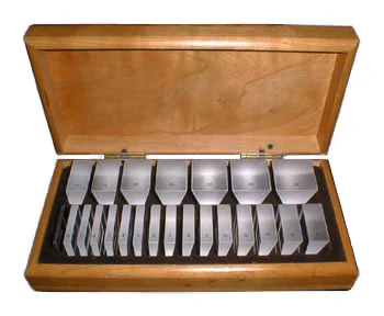 Prism Set in Wooden Box, Set of 22