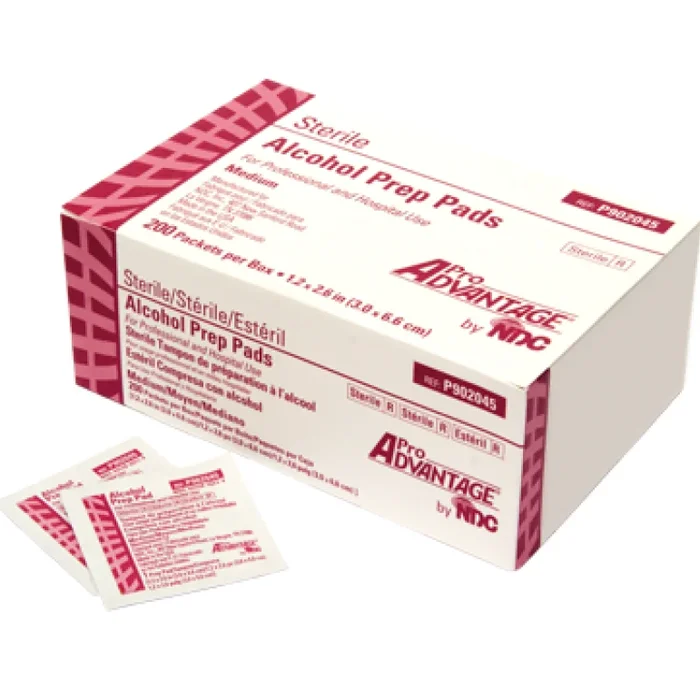 Pro Advantage Alcohol Prep Pads Medium