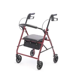 Proactive Medical Protekt Rollator Steel (Red)