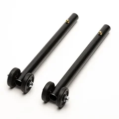 Proactive Medical Protekt Universal Wheelchair Rear Anti-Tipper Straight with Wheels, Pair