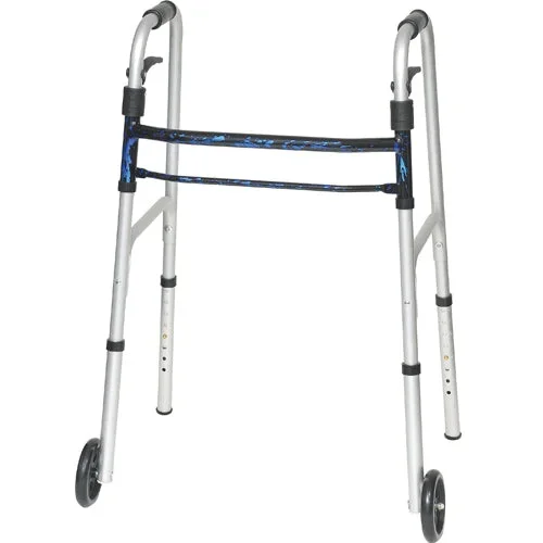ProBsics Sure Lever Release Folding Walker Blue Flame