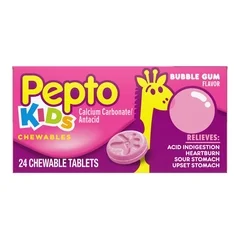 Procter & Gamble Anti-Diarrheal Children’s Pepto® 400 mg Strength Chewable Tablet 24 per Box