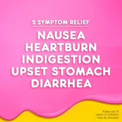 Procter & Gamble Anti-Diarrheal Pepto-Bismol 262 mg / 15 mL Strength Suspension 12 oz. - Image 2