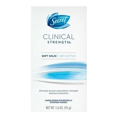 Procter & Gamble Antiperspirant / Deodorant Secret® Clinical Strength Solid 1.6 oz. Light and Fresh Scent