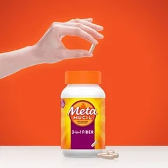 Procter & Gamble Fiber Supplement Metamucil® Capsule 160 per Bottle 0.52 Gram Strength Potassium / Psyllium Husk - Image 4