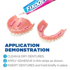 Procter & Gamble Fixodent Denture Adhesive, Original, Cream, 0.75 oz., 24 EA/CS - Image 3