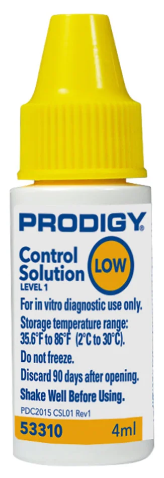 Prodigy Control Solution, Low, 4 ml – 12-2082