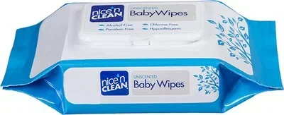 Professional Disposables Nice’n Clean Baby Wipe Soft Pack Aloe / Vitamin E Unscented 80 Count – 233XT