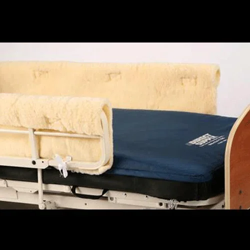 Protective Sheepskin Protective Bedrail Pads, Pair