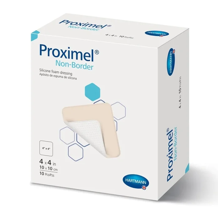 Proximel Silicone Foam Dressing, 4 x 4 Inch