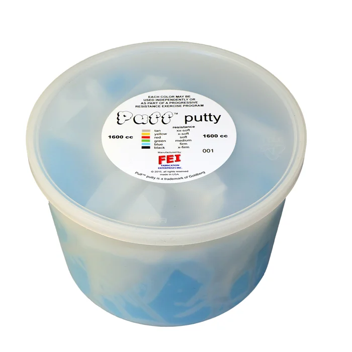 Puff LiTE Exercise Putty – firm – blue – 1600cc
