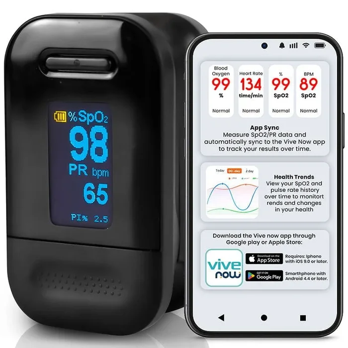 Pulse Oximeter Compatible with Smart Devices