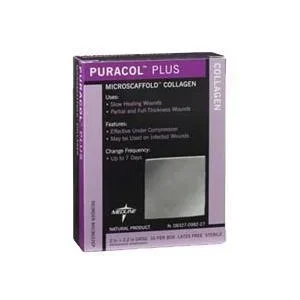 Puracol Plus Collagen Dressing 2″ x 2-2/7″