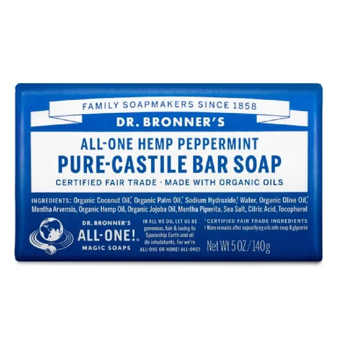 Pure Castile Bar Soap – Peppermint