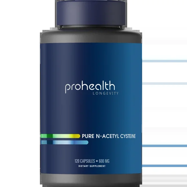 Pure N-Acetyl Cysteine – 600 mg, 120 capsules