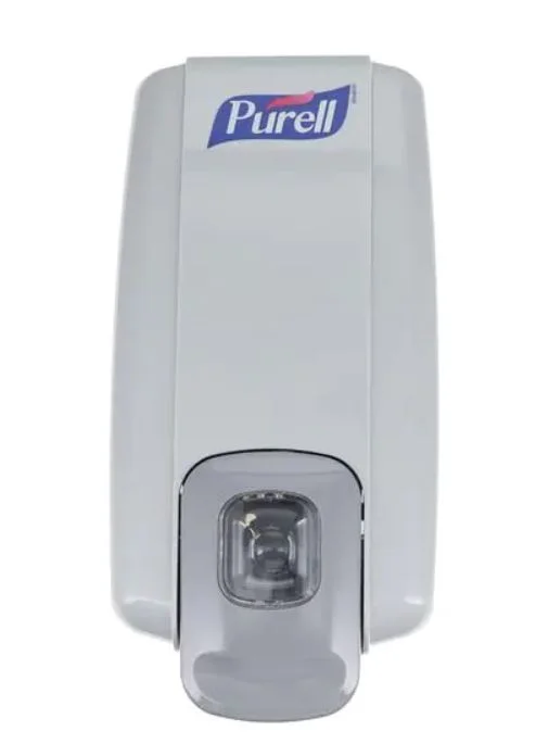 Purell Space Saver Hand Sanitizer Dispenser NXT Space Saver Dove Gray Push Style
