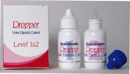 Quantimetrix Dropper Urine Chemistry Urinalysis Control Urinalysis Dipstick Testing 2 Levels 4 X 25 mL – 1440-02