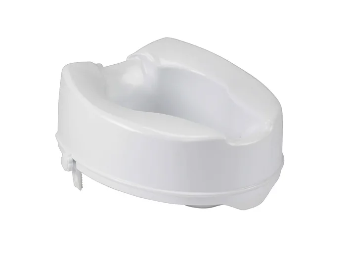 Raised Toilet Seat with Lock, 6″