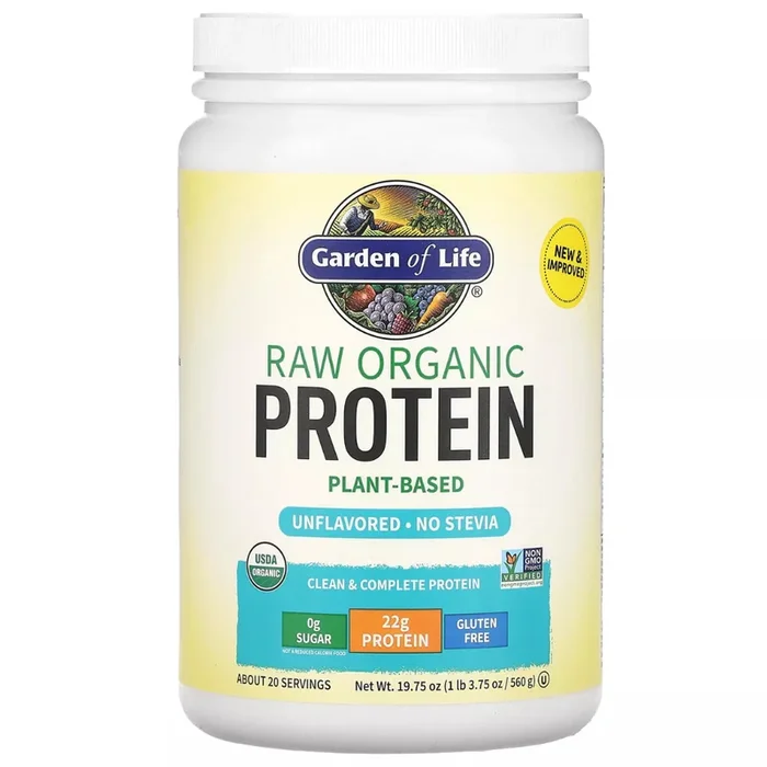 Raw Organic Protein Powder – Unflavored