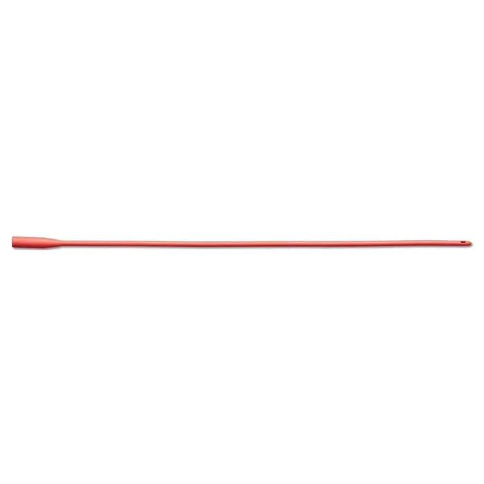 Red Rubber Latex All-Purpose Intermittent Urethral Catheter, 22Fr OD, 16″