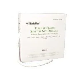 ReliaMed Tubular Elastic Stretch Net Dressing, Small 4″ – 5″ x 25 yds. (Hand, Arm, Leg and Foot)