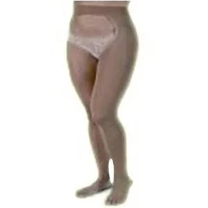 Relief Chap Style Compression Stockings Medium Left Leg, Beige