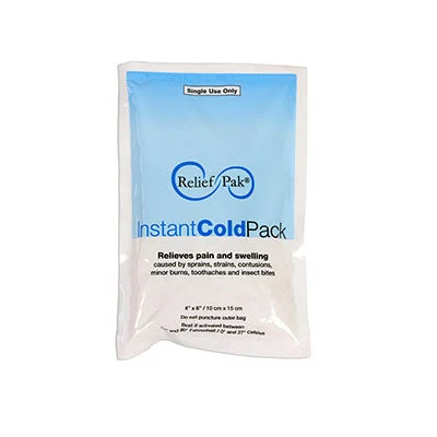 Relief Pak Instant cold compress, small 4″ x 6″ – Case of 12 – 11-1021