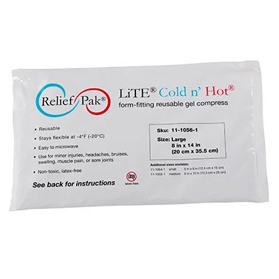Relief Pak Val-u Pak LiTE Cold n’ Hot Pack – 8″ x 14″ – Each – 11-1056-1