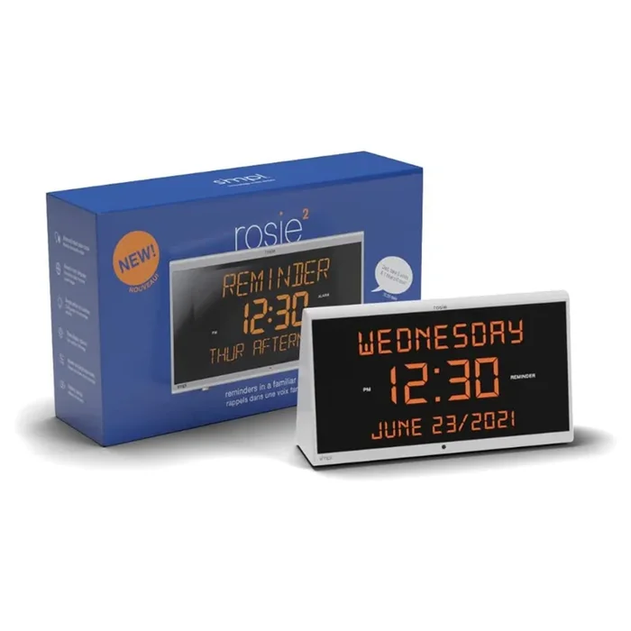 Reminder Rosie 2.0 Stress Free Alarm Clock That Responds To Verbal Personal Voice Commands