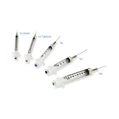 Retractable Technologies Syringe with Hypodermic Needle VanishPoint 3 mL 27 Gauge 1-1/2″ Attached Needle Retractable Needle, 6 EA/CS