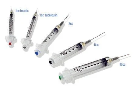 Retractable Technologies VanishPoint Tuberculin Syringe with Needle 1 mL 27 Gauge 1/2 Inch Attached Needle Retractable Needle – 10131