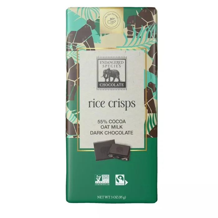 Rice Crisps with Oat Milk + 55% Dark Chocolate
