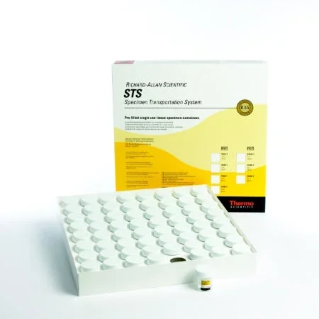 Richard-Allan Scientific Richard-Allan Scientific STS Bio-Tite Prefilled Formalin Container Polypropylene Screw Cap 26 mL Fill in 40 mL (1 oz.) NonSterile – 59401
