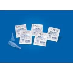 Rochester Medical Male External Catheter Pop-On® Silicone, 100% 25 mm Small, 30EA/BX