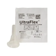 Rochester Medical Male External Catheter UltraFlex® Silicone, 100% 32 mm Intermediate, 30EA/BX