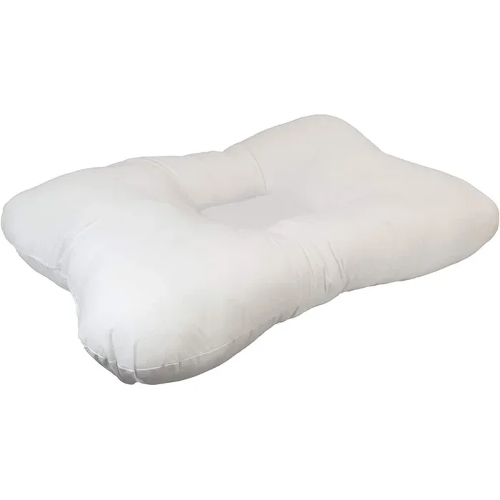 Roscoe Cervical Pillow and Neck Pillow For Sleeping – Indented Contour – 16″ x 23″, Firm