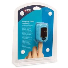 Roscoe Medical Fingertip Pulse Oximeter Battery Operated Visible Alarm, 1/EA - Image 2