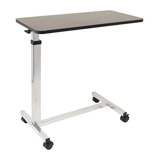 Roscoe Medical Non-Tilt Overbed Table with Wheels – 15 x 30 inches Height Adjustable