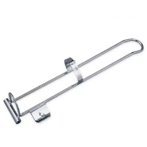 Roscoe Medical Wheelchair Cylinder Rack, Holds one D/E Cylinder, Chrome