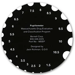 Round Pupilometer