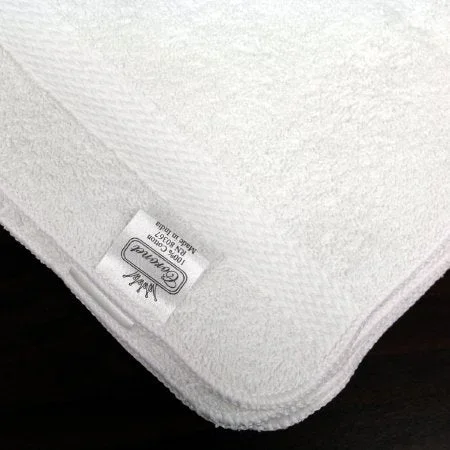 Royal Blue Intl Royal Silver Basics Washcloth 12 X 12 Inch White Reusable – 100653
