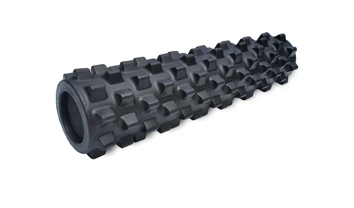 RumbleRoller, 5″ x 22″, medium, x-firm, black – 30-2375