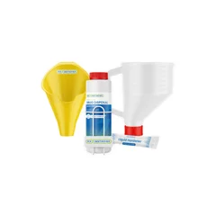 Rx Destroyer Liquid Lockbox Starter Kit Drug Disposal System- Liquids Formula, Wire Wall Mount, 16oz