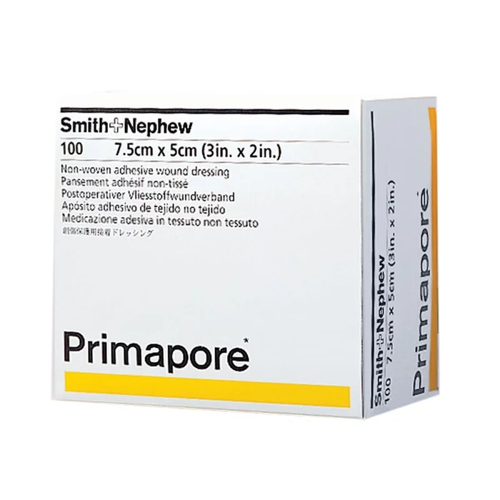 S & N Primapore Dressings Primapore IV Adh. Dressing, 2″ x 3 “, Periph. 100/pk – 79015