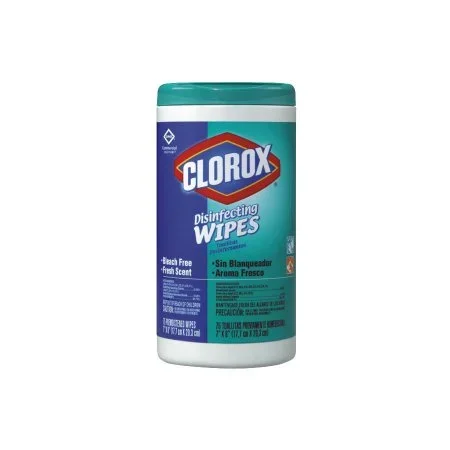 Saalfeld Redistribution Clorox Surface Disinfectant Wipe 75 Count Canister Disposable Fresh Scent – 15949